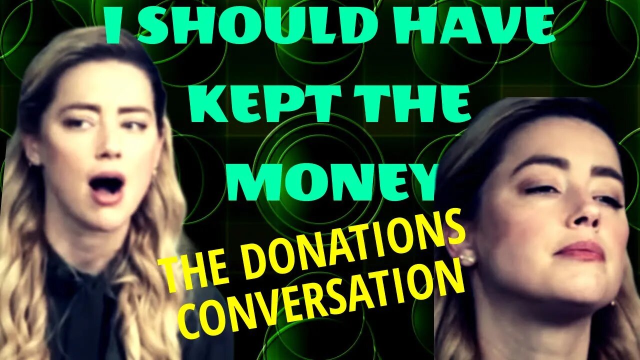 #amberheard says she should have KEPT THE 7 million | #unbelievable