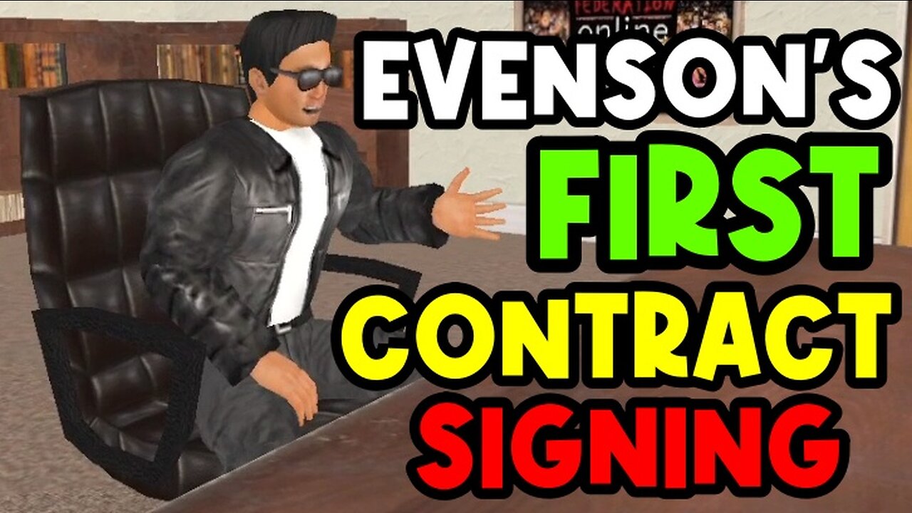 EVENSON GOT SIGNED IN! | WRESTLING EMPIRE MY CAREER EP.1