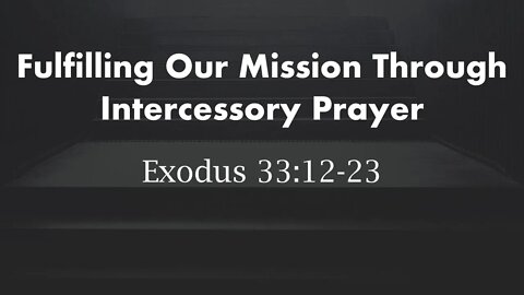 The Mission, Our Mission part 2