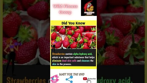 🔥Benefits of strawberries🔥#shorts🔥#wildfitnessgroup🔥11 May 2022🔥