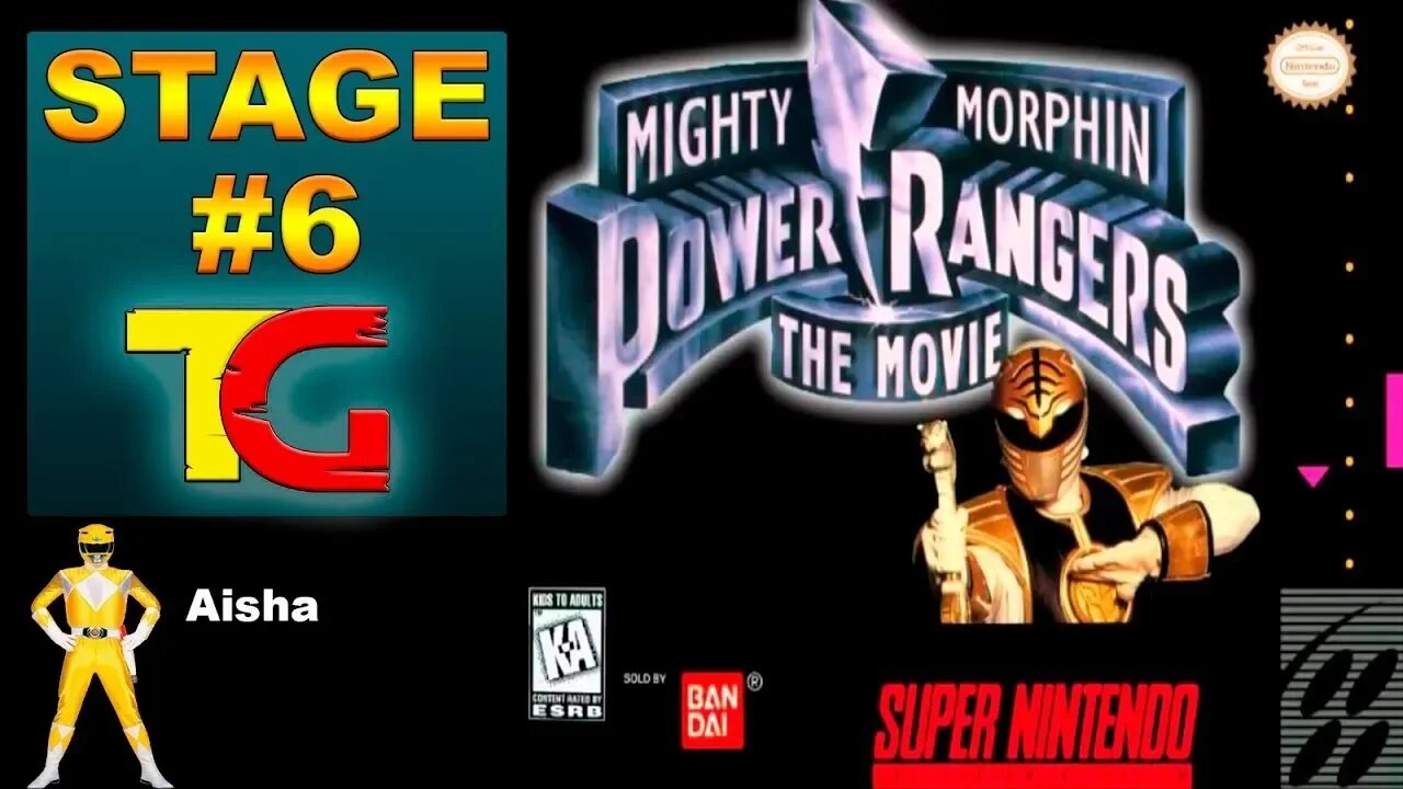 [SNES] - Mighty Morphim Power Rangers The Movie - [STAGE 6] - Dificuldade HARD