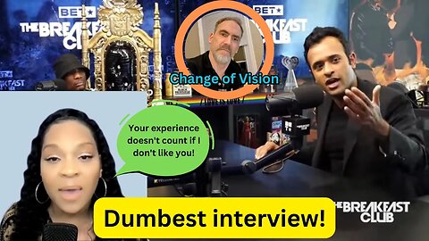 Vivek Ramaswamy endures the dumbest interview...ever!