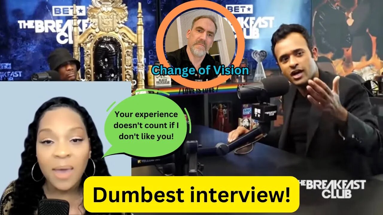 Vivek Ramaswamy endures the dumbest interview...ever!