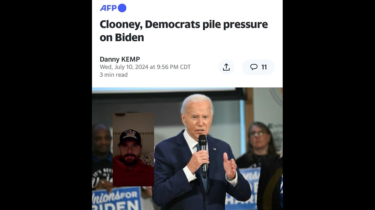 Joe Biden is playing hard to get.