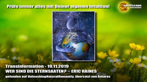 WER SIND DIE STERNSAATEN? ~ ERIC RAINES - Transinformation.net