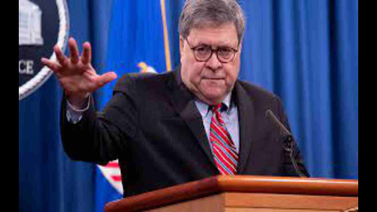 Barr Addresses Biden Bribery Probe Shutdown Questions,