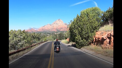 Matt Rides Sedona Airport Road