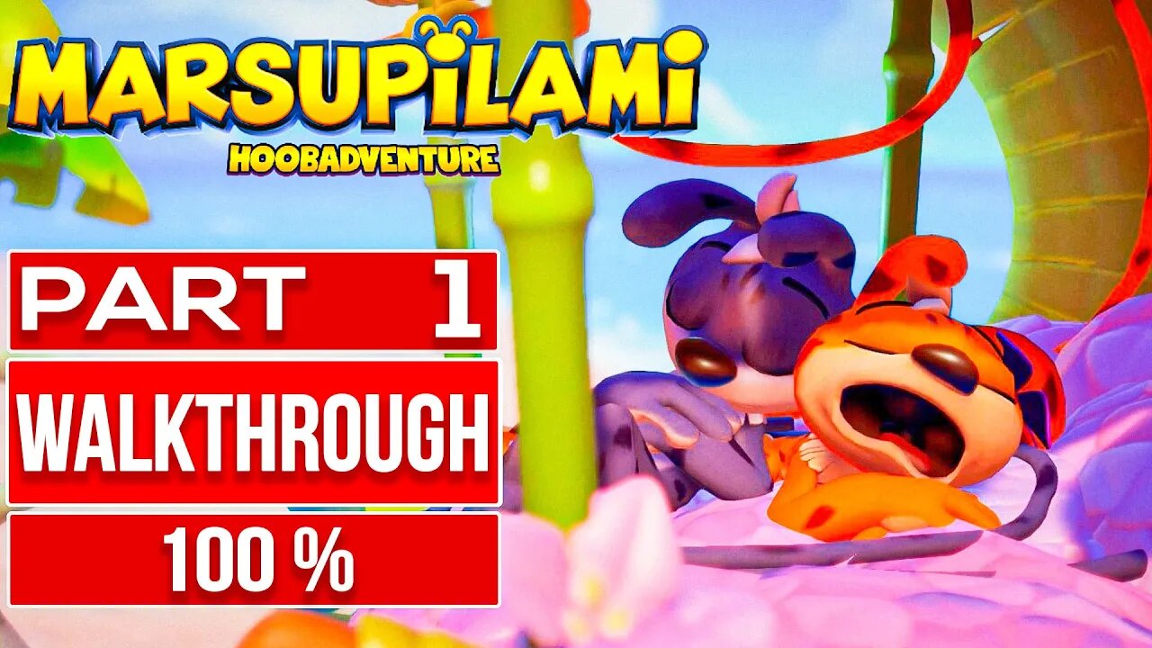 MARSUPILAMI HOOBADVENTURE (100% All Collectibles) Gameplay Walkthrough PART 1 No Commentary