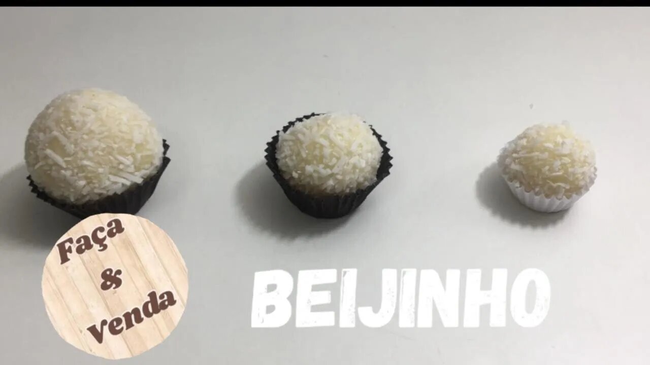 Beijinho Clássico - O mais Clássico e Delicioso docinho de Coco que marcou a nossa Infância