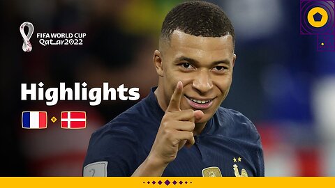 Mbappe grabs a double | France v Denmark | FIFA World Cup Qatar 2022