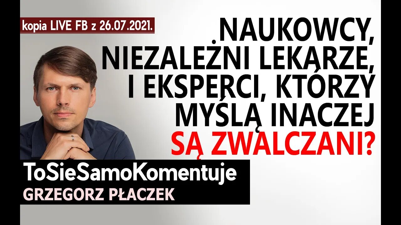 🆘🆘🆘 Jak media głównego nurtu zwalczają lekarzy, naukowców i ekspertów, którzy myślą inaczej?