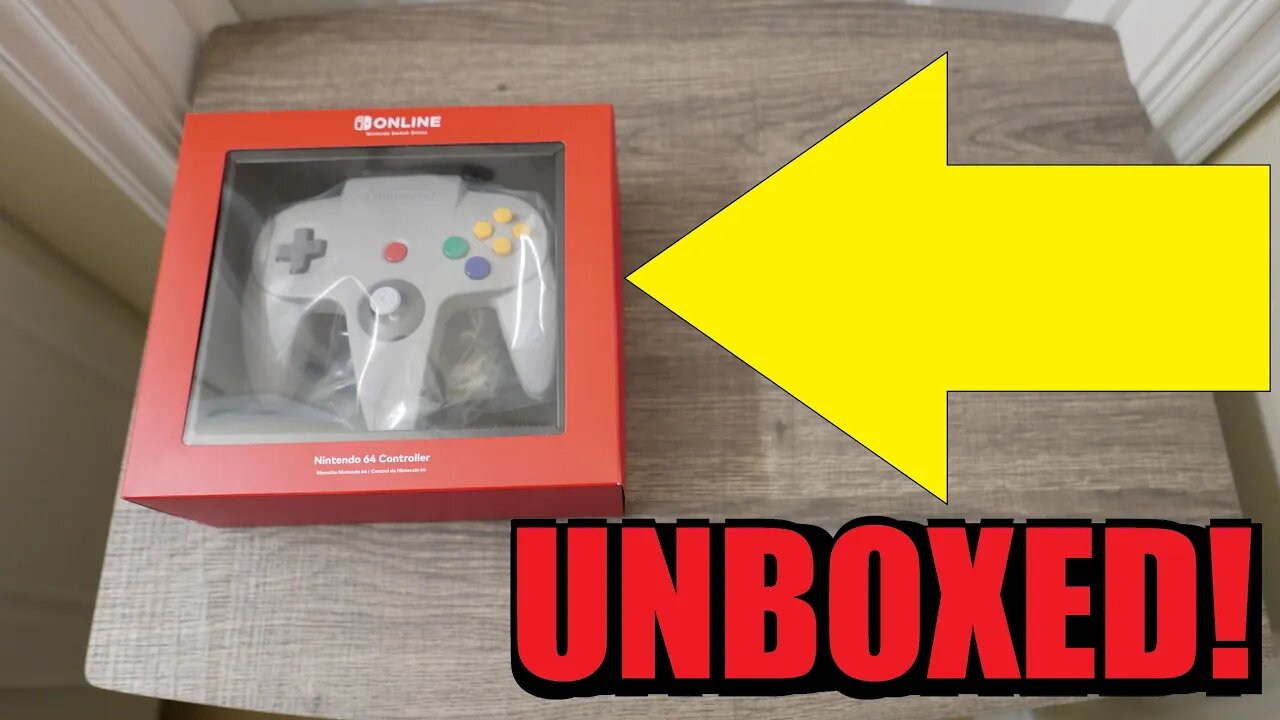 Unboxing the N64 Controller for Nintendo Switch Online!