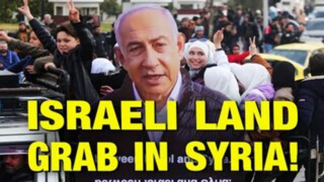 Netanyahu GIDDY As Israel Snatches Up Syrian Land! w/ Richard Medhurst