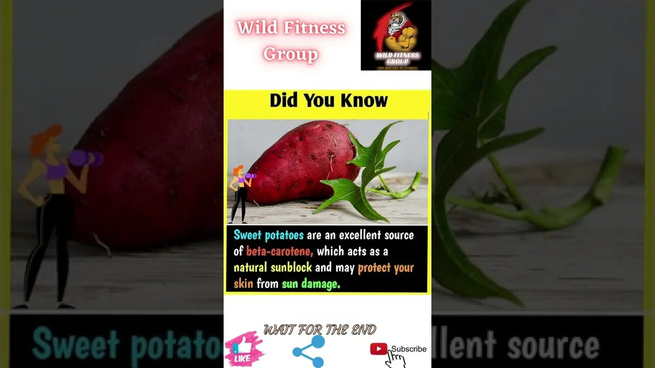 🔥Benefits of sweet potatoes🔥#shorts🔥#wildfitnessgroup🔥8 May 2022🔥