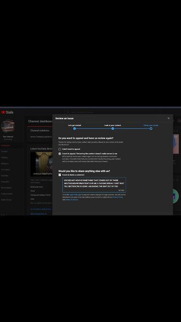 this was taken down from youtube as misinforation and I was given a srike