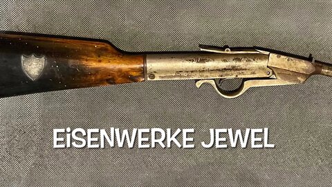 Eisenwerke jewel or gem .177 break barrel air rifle circa 1878-1900 presentation award circa 1903