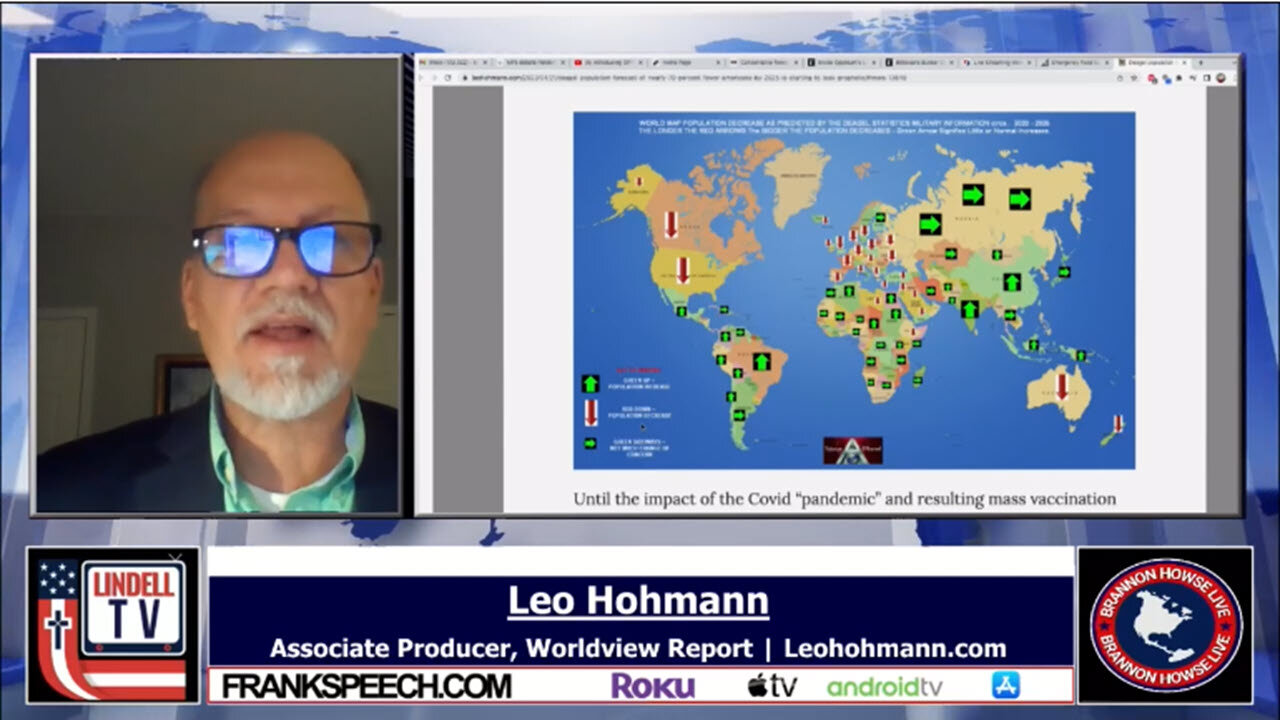 Leo Hohmann On The Globalist Schemes For World Depopulation