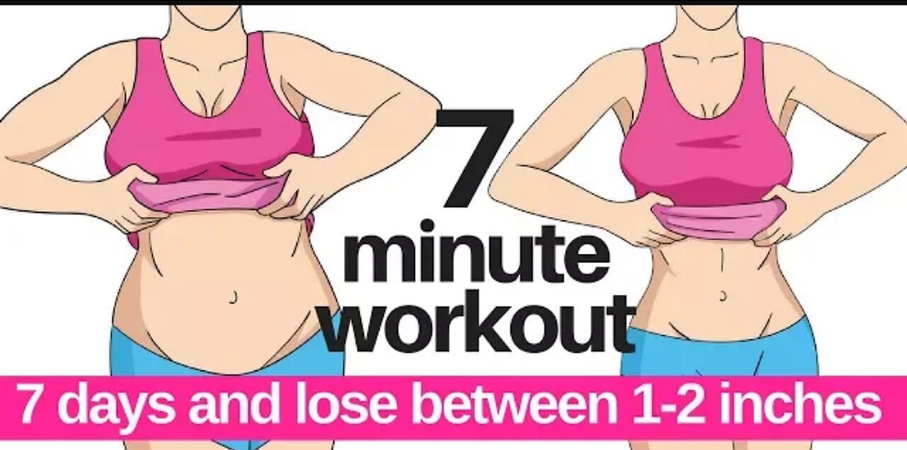 7 Days Challenge 7 Minutes Workout To Lose Belly Fat