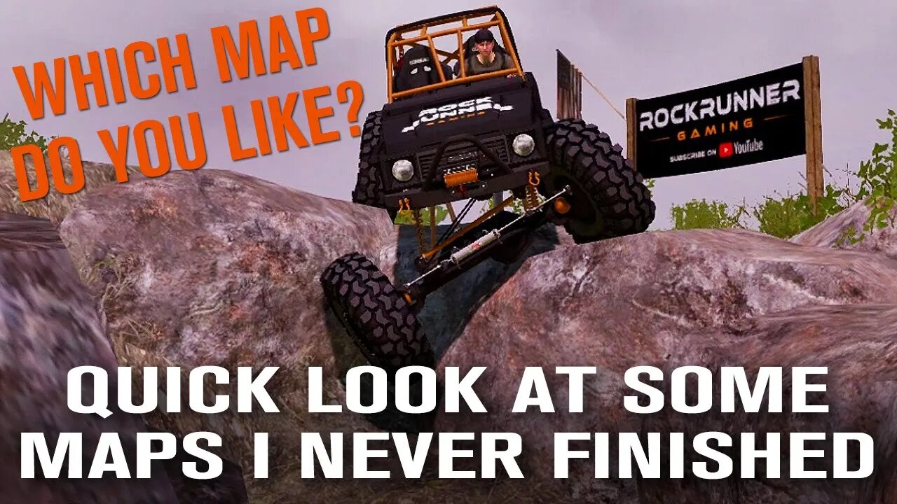 QUICK LOOK AT SOME MUDRUNNER MAPS I NEVER FINISHED