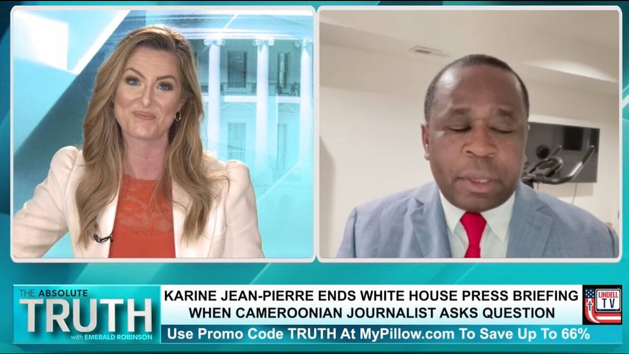 KARINE JEAN-PIERRE DODGES JOURNALISTS TRYING TO CONDUCT JOURNALISM