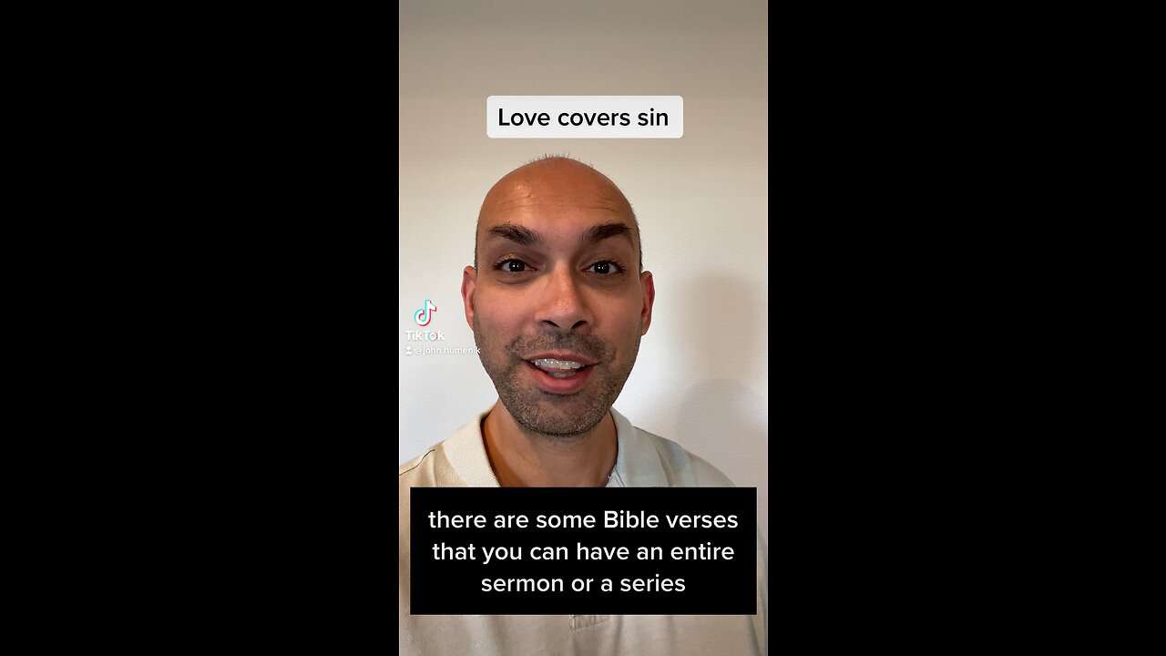 Love covers sin