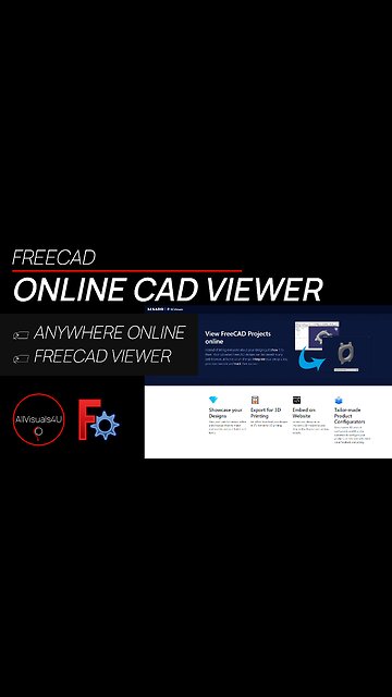 💡 Showcase Your FreeCAD Designs Easily - Online CAD Viewer - FreeCAD Online Viewer