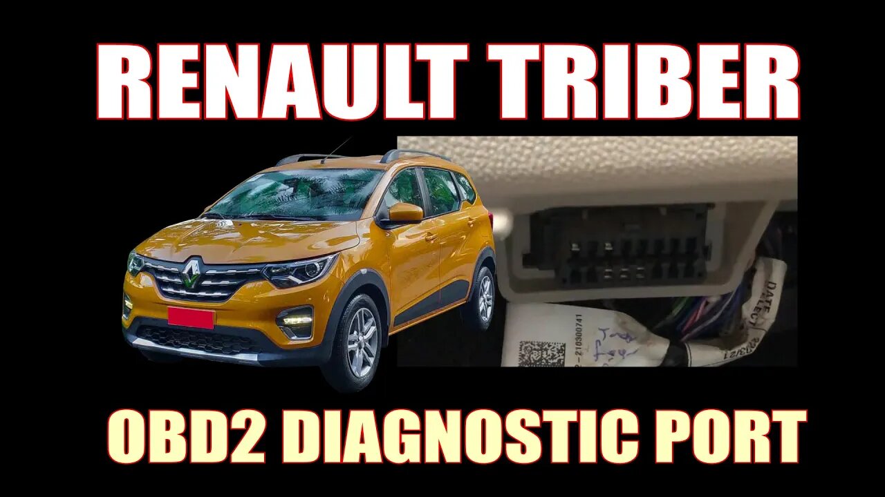 RENAULT TRIBER ( 2021 ) - OBD2 DIAGNOSTIC PORT LOCATION
