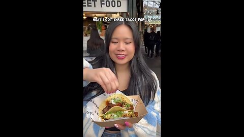 What I ate at the viral Borough market in London 🇬🇧