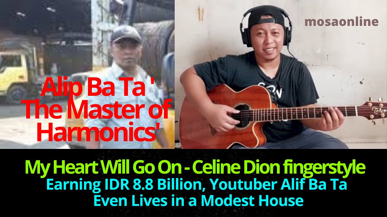 Alip Ba Ta 'The Master of Harmonics' My Heart Will Go On - Celine Dion fingerstyle