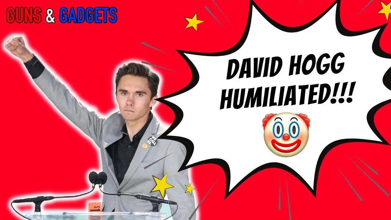 David Hogg Humiliated Over "Gun Lobby Leak"!!! LOL!!!