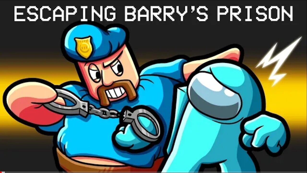Escaping Barry's Prison in Among Us
