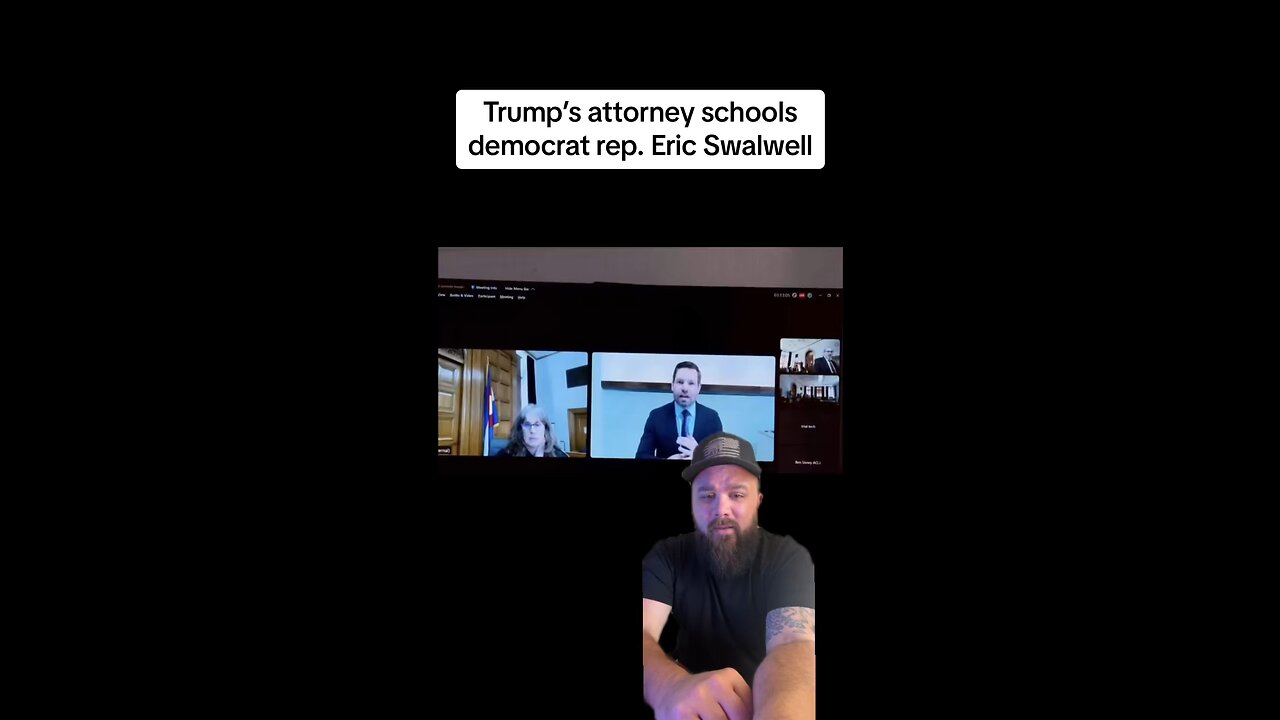 President Trump’s attorney schools Democrat rep. Eric Swalwell during sham ballot removal trial!