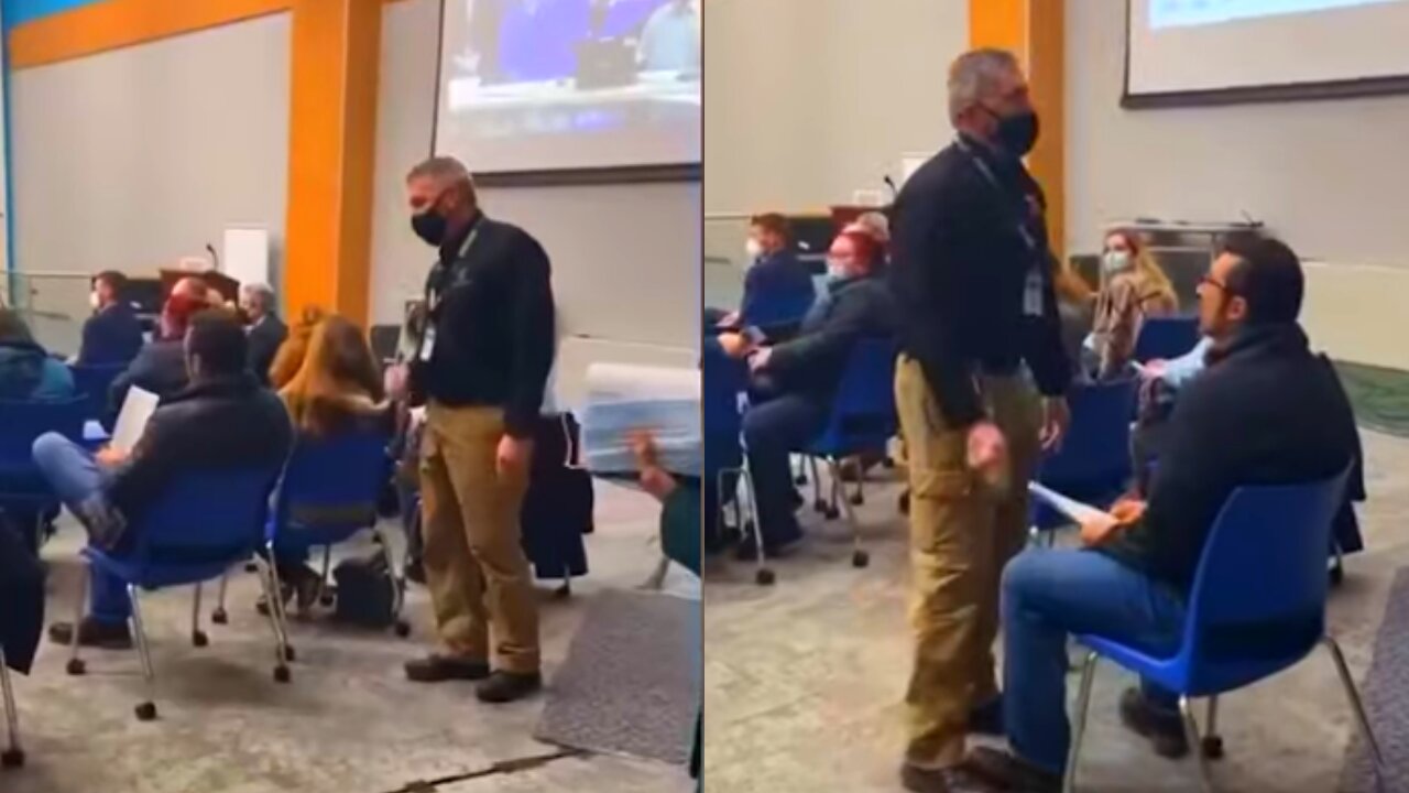 Security Rips Maskless Parent From Board Meeting