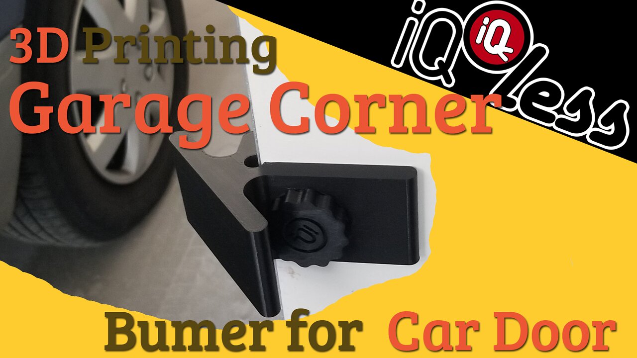 3D Printing Garage Corner Bumper for Car Door