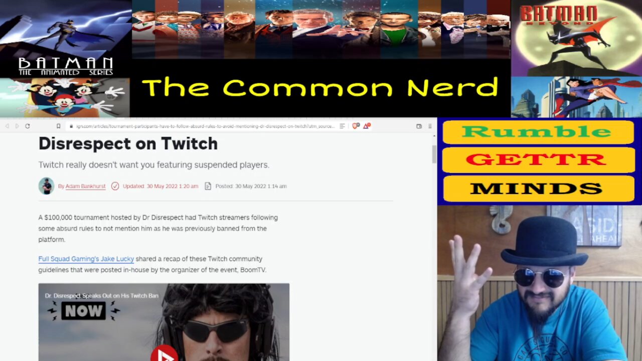 Dr. Disrespect is being Disrespected! Twitch Bans Streamers From Saying His Name During Tournament