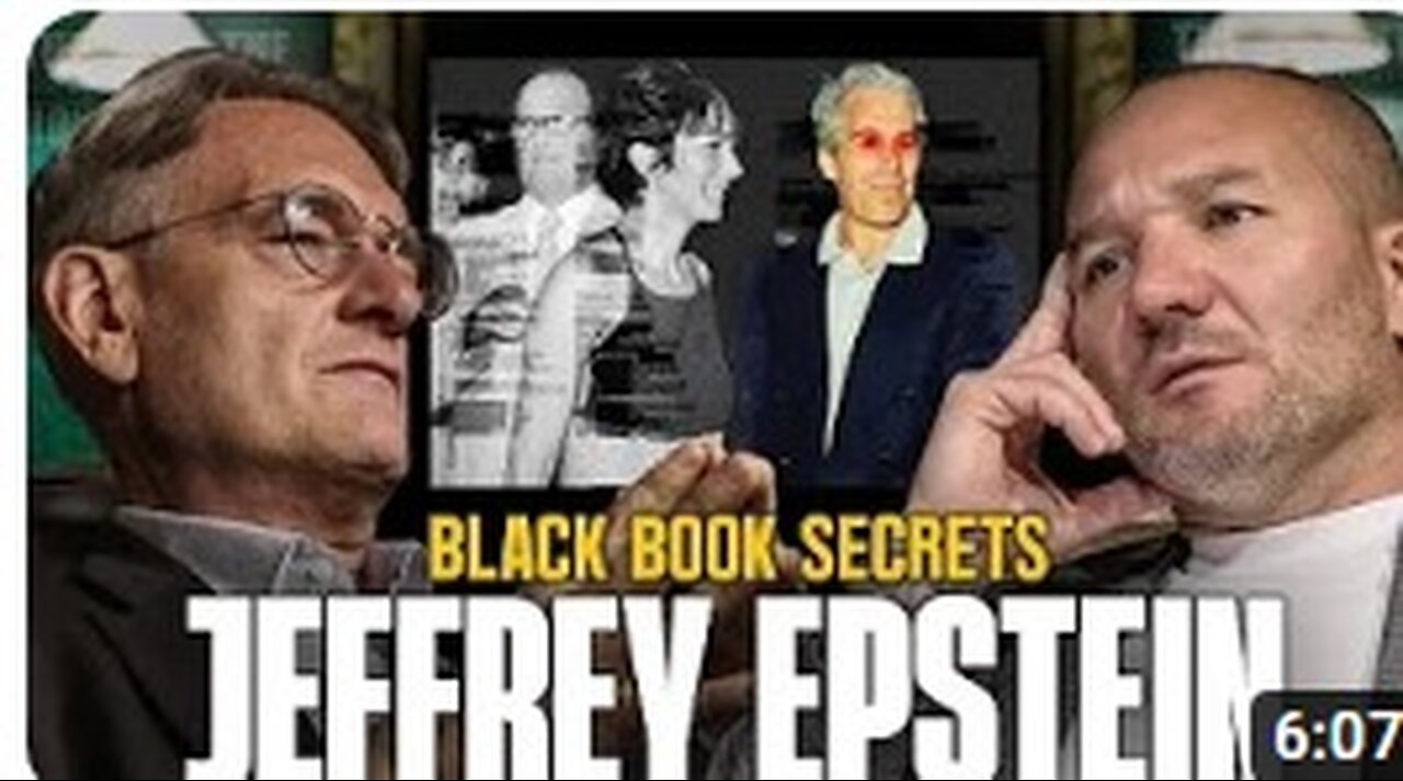 Journalist Who Published Jeffrey Epstein's Black Book Reveals Disturbing Details