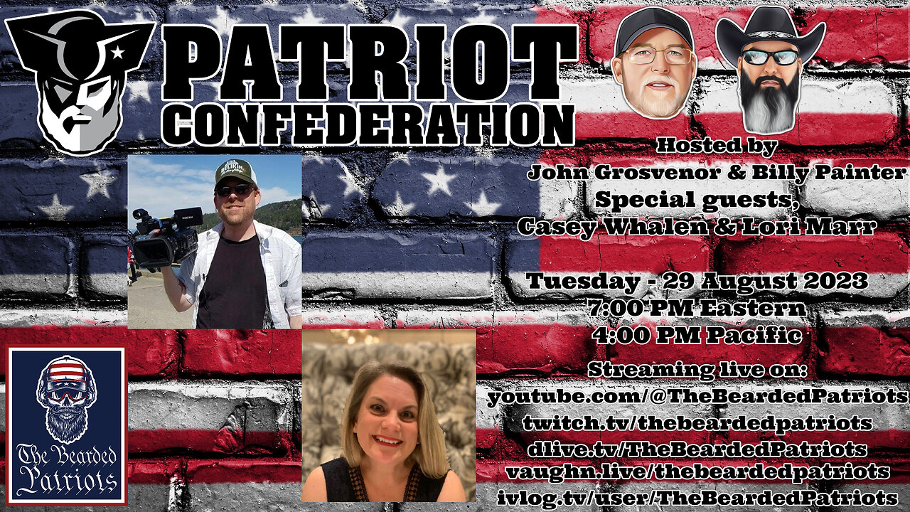 The Bearded Patriots with guests Lori Marr and Casey Whalen - Update on Ammon Bundy