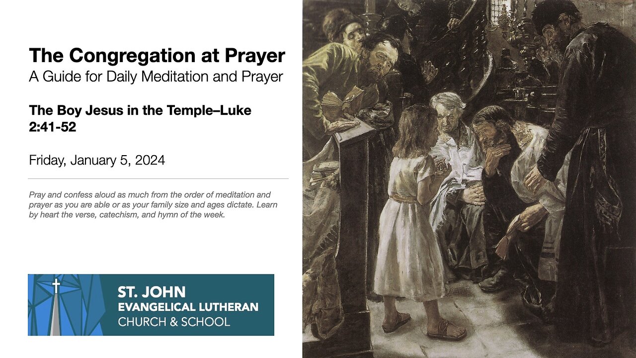The Boy Jesus in the Temple–Luke 2:41-52