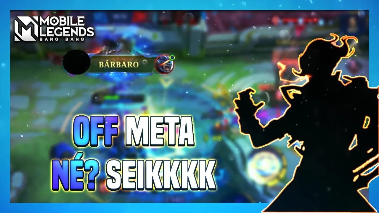 ELE TA OFF META? ENTÃO ME EXPLICA ESSE SAVAGE KKKKKK | Mobile Legends