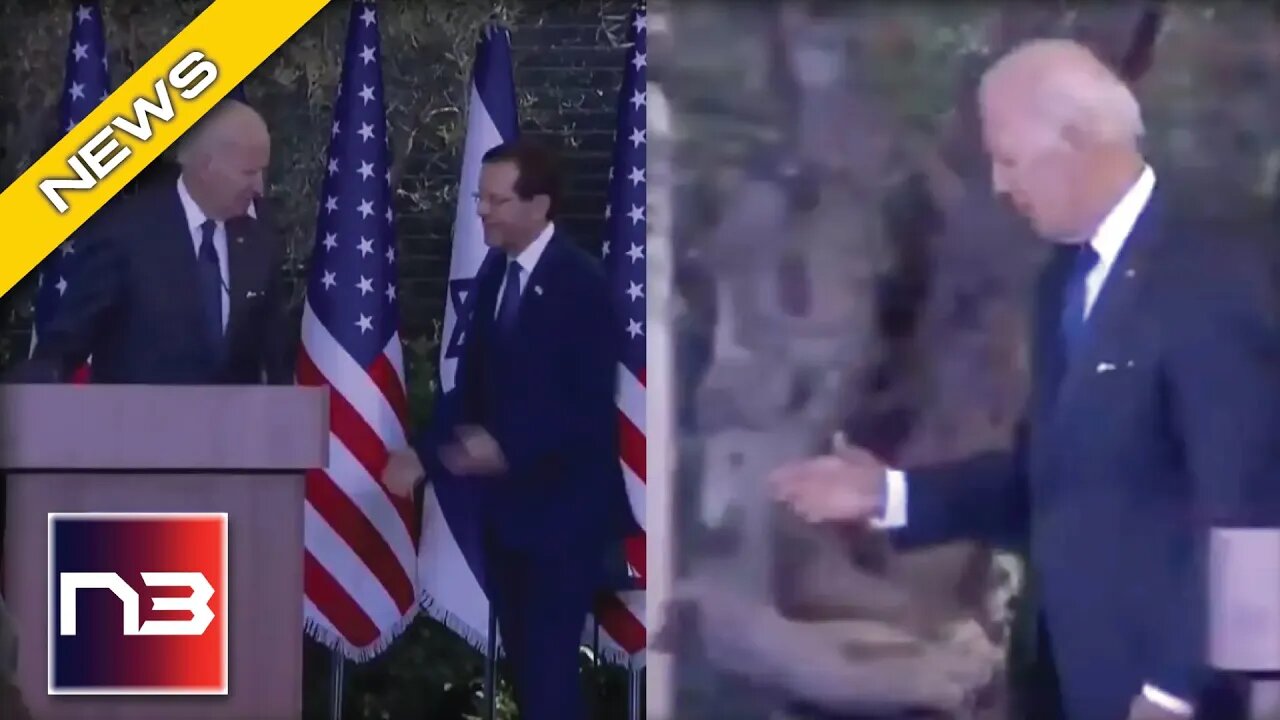 Biden LOOKS As If He’s Seen A Ghost In This Shocking Video From Israel