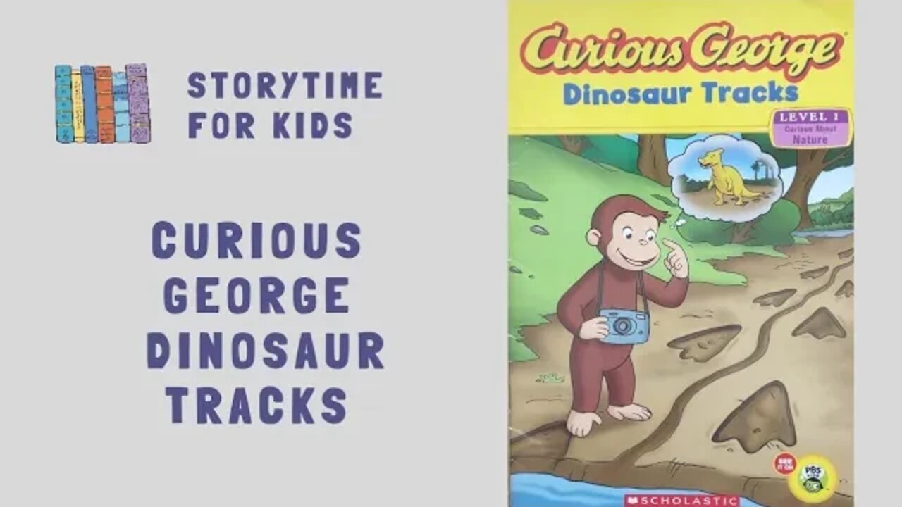 @Storytime for Kids | Curious George - Dinosaur Tracks