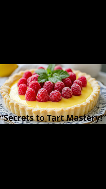 "Buttery Bliss: Crafting the Perfect Tart Crust & Zesty Lemon Curd!" 🍋🥧