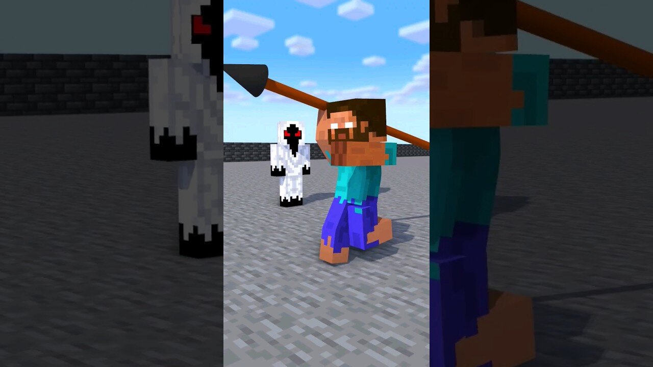 HELP Herobrine Throw SPEAR VS Entity VS Notch