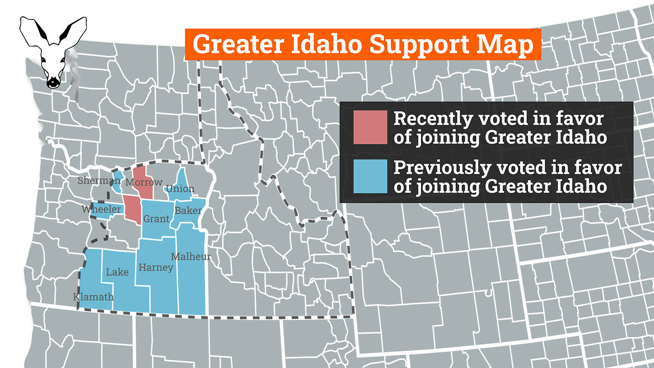 11 Oregon Counties Vote to Join "Greater Idaho" | VDARE Video Bulletin