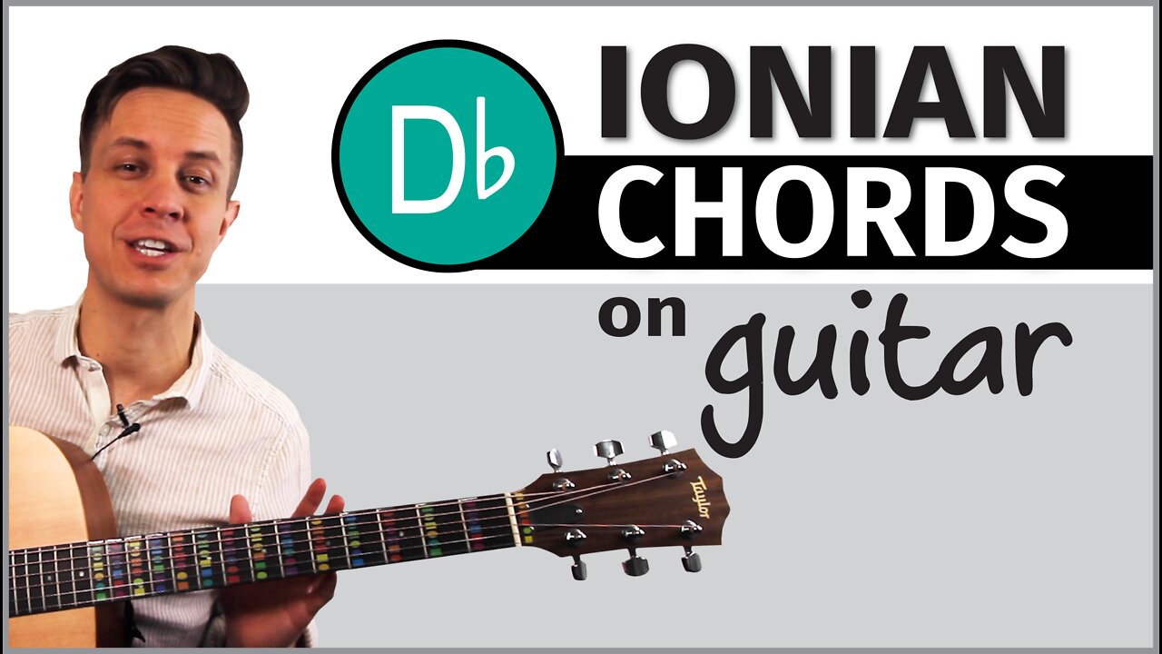 Guitar // Chords in the Key of Db (Ionian)