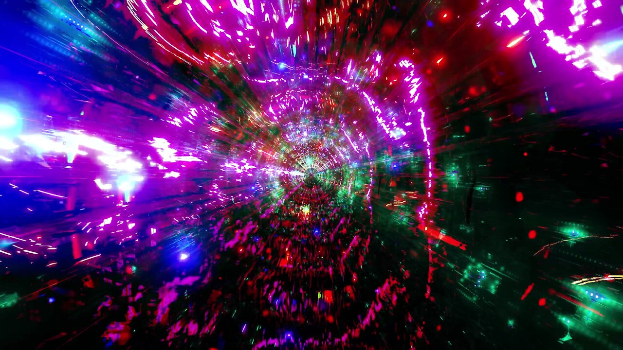 FREE background video vj loop [dtube exclusive] color effects neon tunnel design