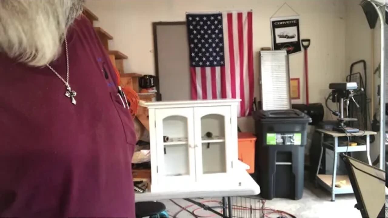 Pipe Cabinet finish and for sale, or was