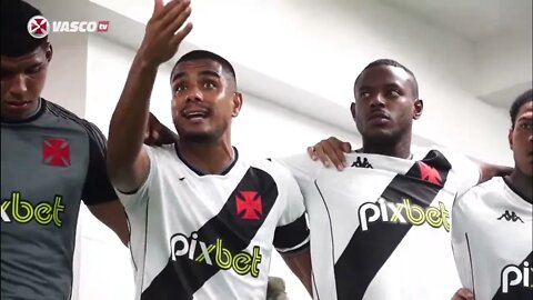 Preleção do Léo Matos antes do jogo Vasco x Resende