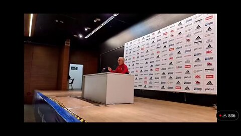 COLETIVA DE IMPRENSA DORIVAL JÚNIOR/FLAMENGO X SÃO PAULO!!!