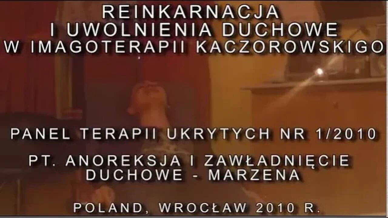 BLOKADY EMOCJONALNE I ZABURZENIA OSOBOWOŚCIOWY ANOREKSJI - TRANS HIPNOTYCZNY /2010 © TV - IMAGO